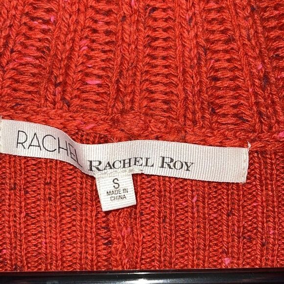 Rachel Rachel Roy Sweater Womens Size Small Cowl neck knit wool blend oversized - Picture 3 of 11